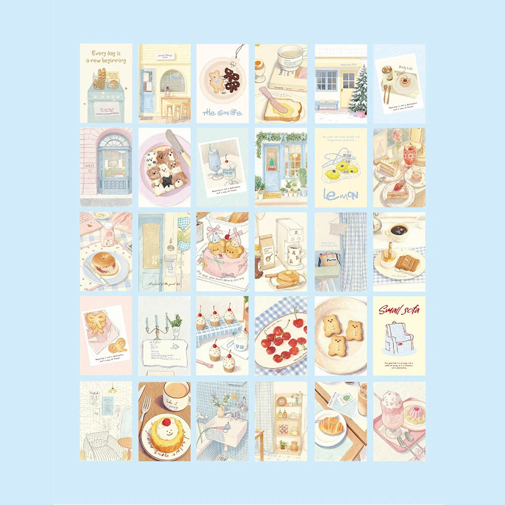 Postcard Lazy Afternoon Series Korean Illustration Tourism