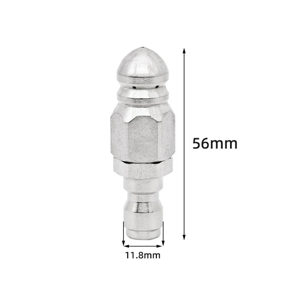 5000 PSI Sewer Jetting Nozzle – 1/4" Quick Connect Drain Cleaner