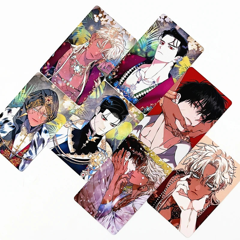 Blossoms White Night Manhwa Photocards Royal Character HD Lomo Cards