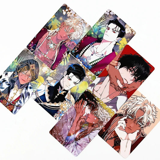 Blossoms White Night Manhwa Photocards Royal Character HD Lomo Cards Peaceful Pleasures Health and Wellness 7PCS