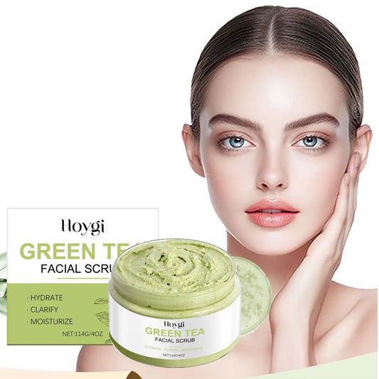 Green Tea Facial Scrub – Pore Cleansing & Exfoliator