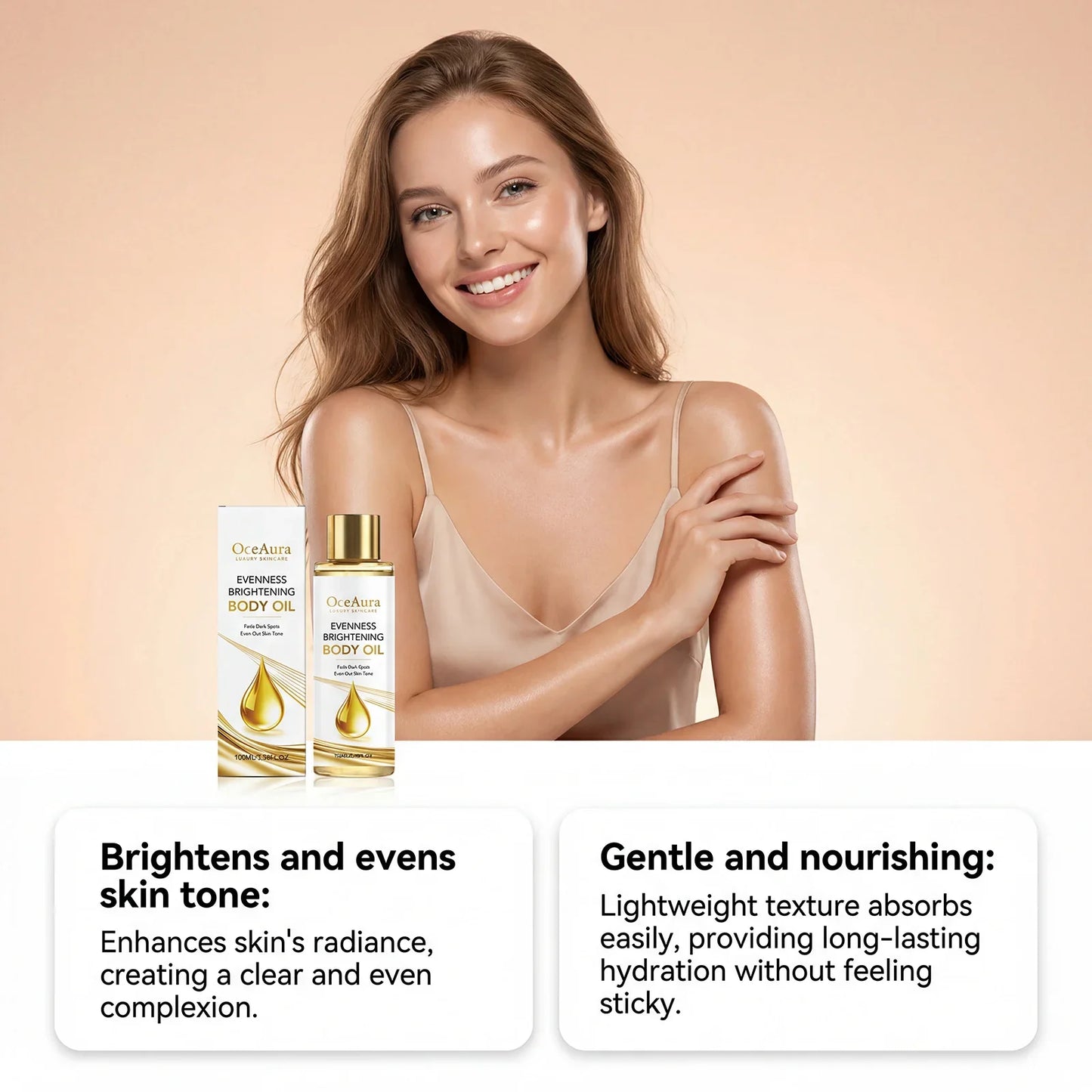 Luminous Nourishing Body Oil – Gentle Moisturizing Skin Care