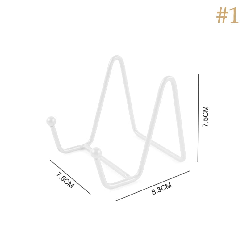 Metal Plate Display Stand & Picture Easel – Tabletop Holder