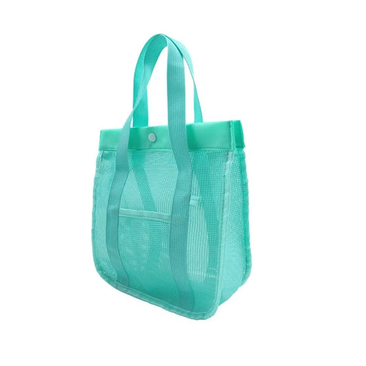 Large Mesh Beach Bag – Quick-Dry Swim & Shower Handbag Mesh Beach Bag Oasis Select Green L