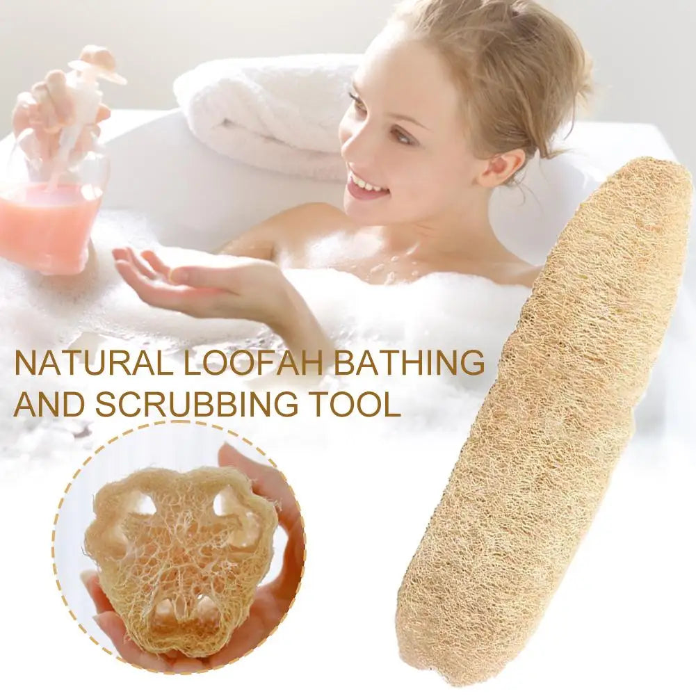 Natural Loofah Exfoliating Body Scrubber – Organic Luffa Sponge Peaceful Pleasures Health and Wellness