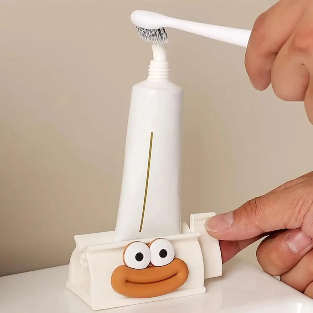 Funny Sausage Mouth Toothpaste Squeezer | Manual Tube Dispenser