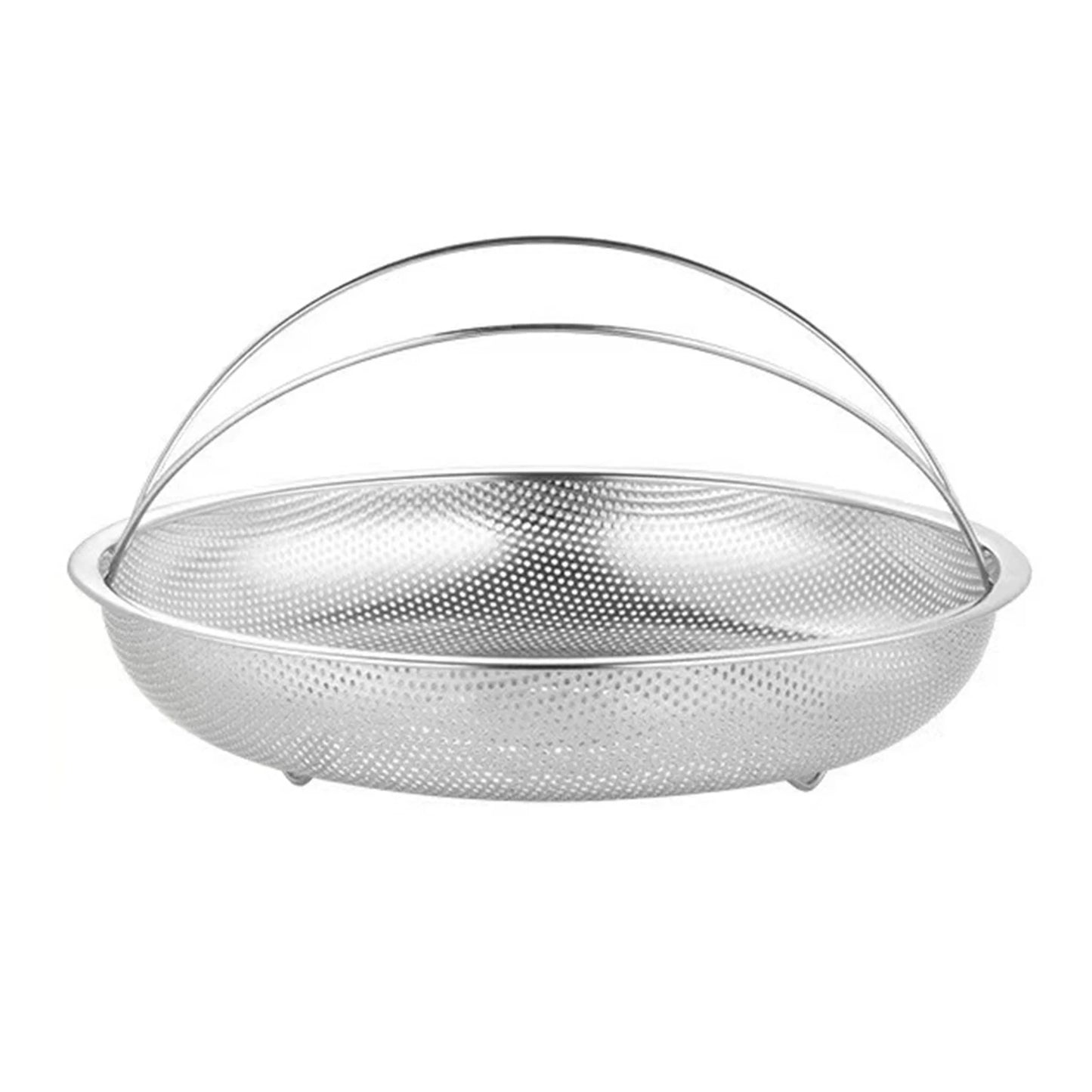 Stainless Steel Steaming Rack & Drain Basket | Multi-Use Steaming Rack Basket Peaceful Pleasures Health and Wellness 25.5cm A