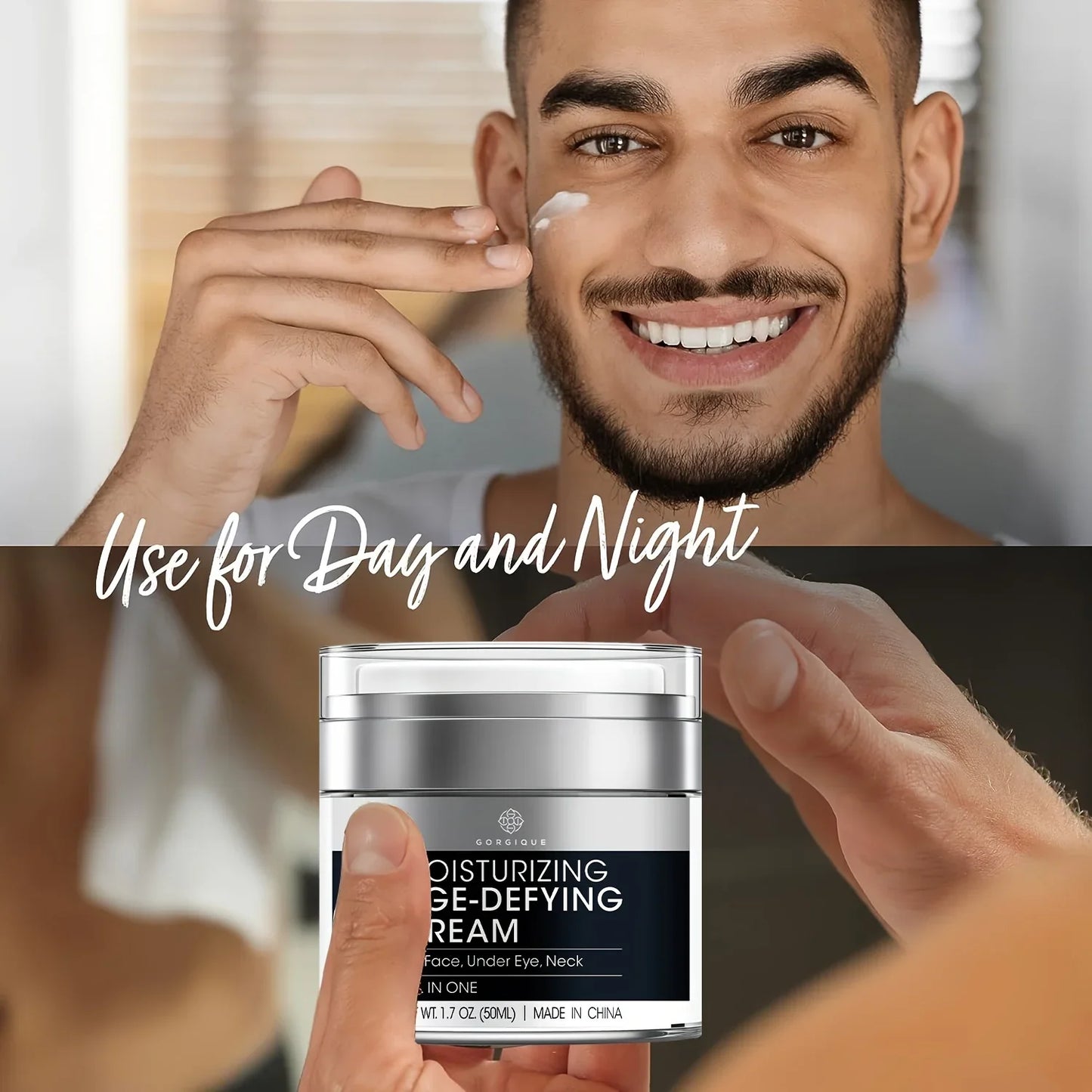 Men's Anti-Aging Face Cream – Retinol, Collagen & Hyaluronic Acid