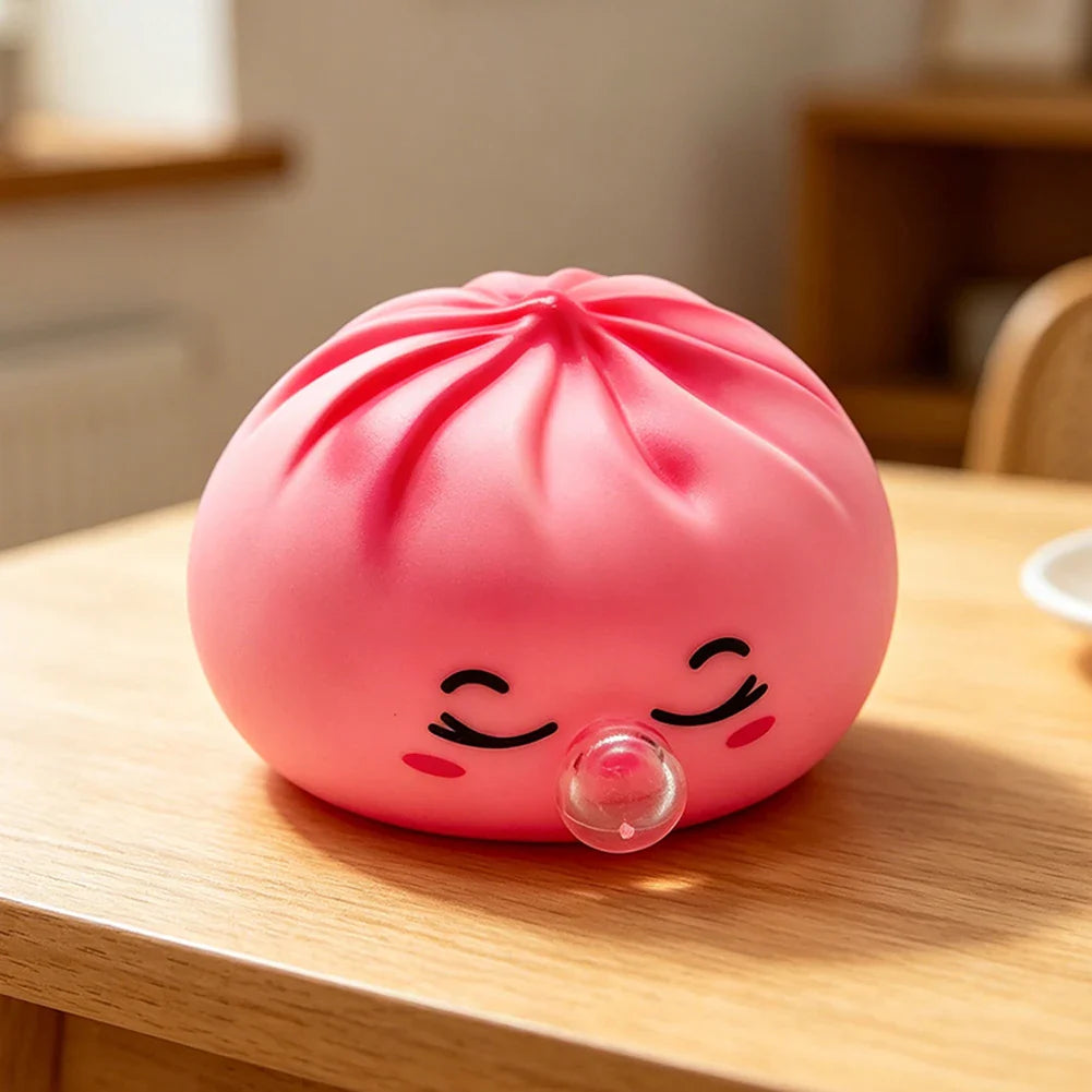 Bubble Spitting Baozi Squishy Fidget Toy – Dumpling Squeeze