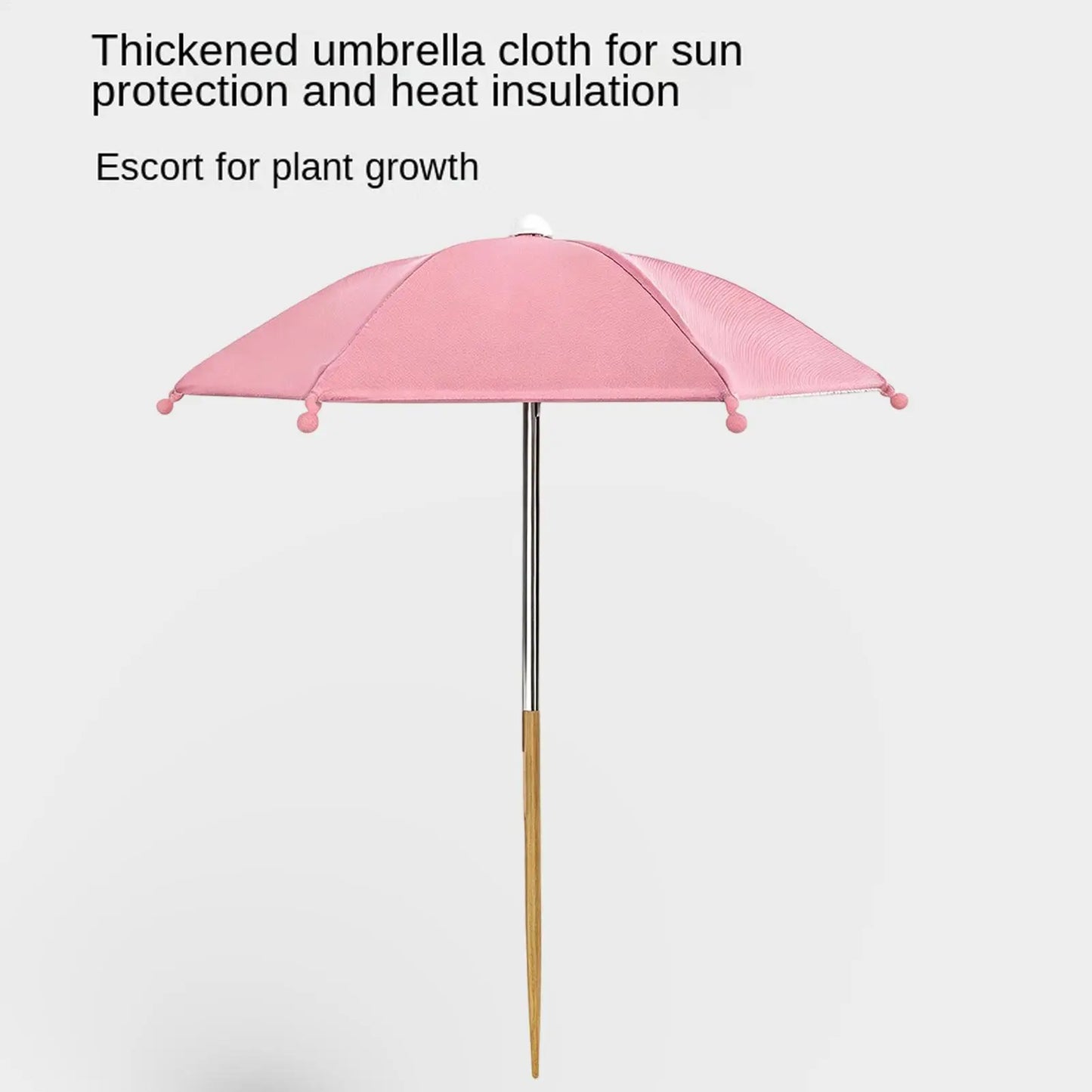 Plant Umbrella for Outdoor Pots | UV-Protective Garden Parasol