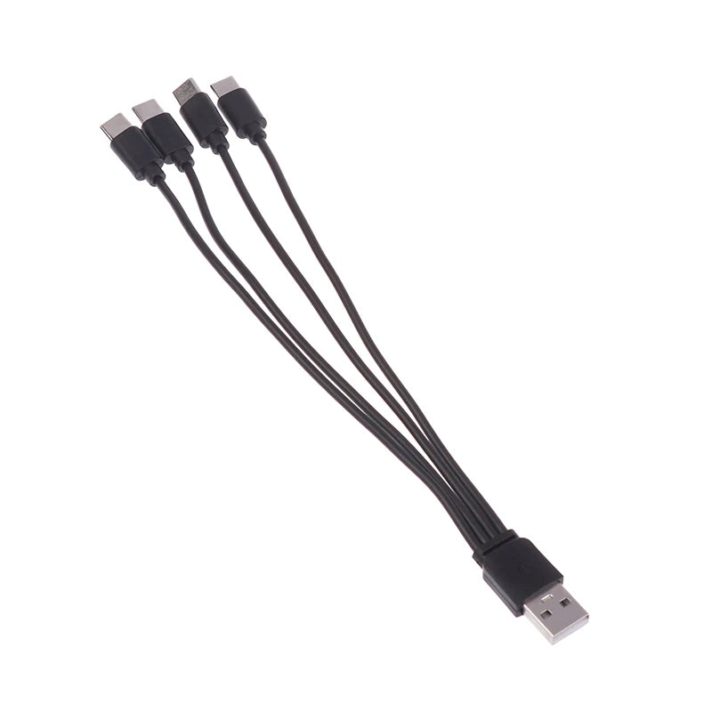 4-in-1 USB-C Charging Cable 20cm | 4 Port Type-C Splitter