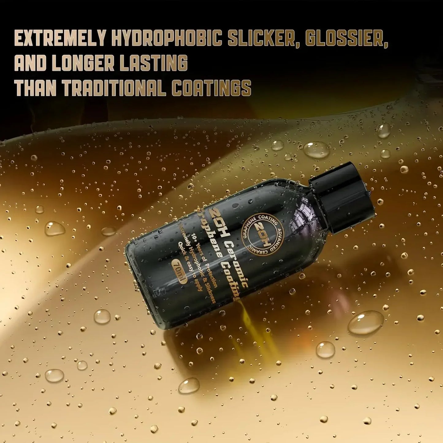 20H Professional Graphene Ceramic Coating for Cars 10+ Years Protection Hydrophobic Scratch UV Resistant High Gloss Finish Peaceful Pleasures Health and Wellness