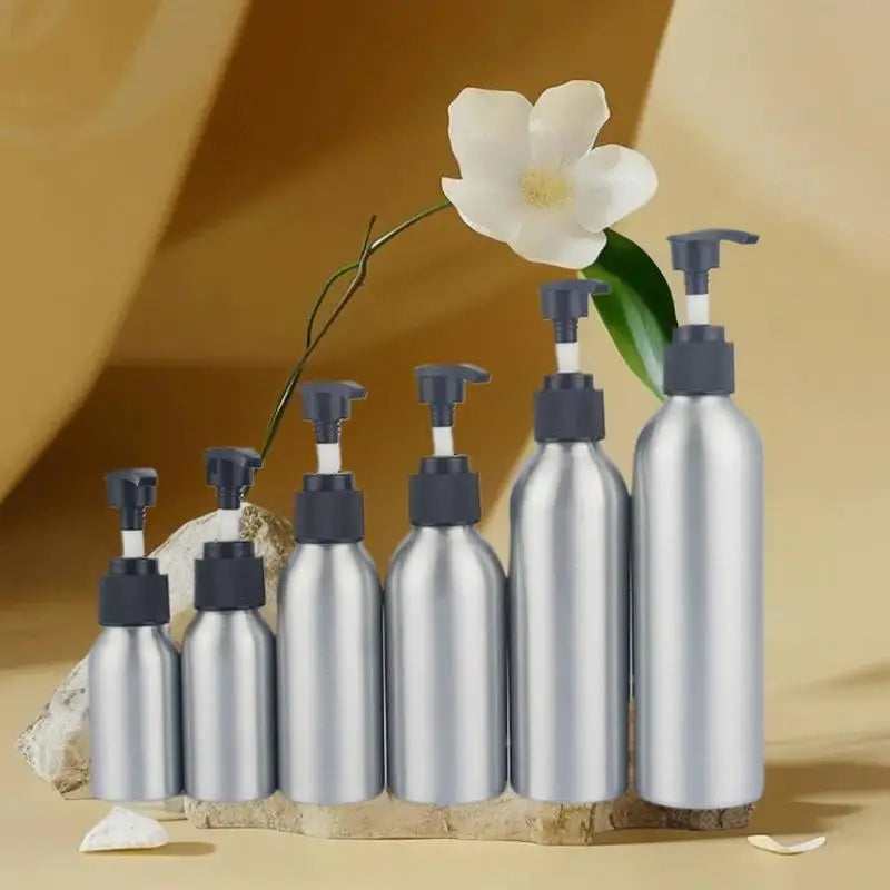 Refillable Foaming Soap Dispenser Portable Rustproof Aluminum Press Bottle Shampoo Shower Bottles Kitchen Bathroom Accessories Peaceful Pleasures Health and Wellness