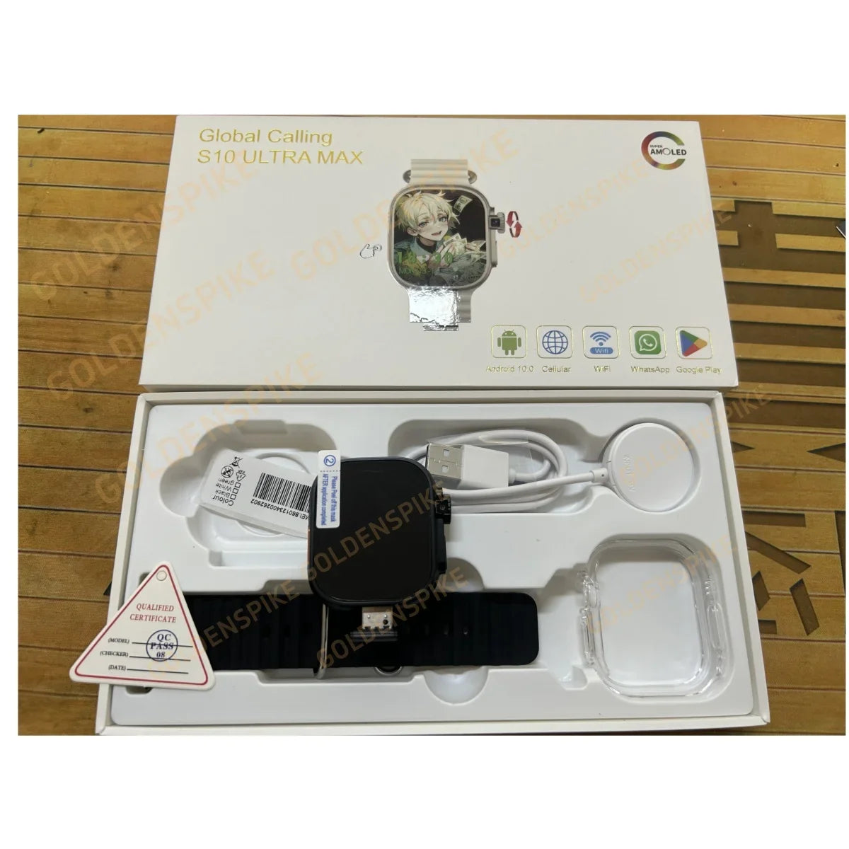 GOLDENSPIKE S10 Ultra MAX 4G Android Smartwatch | GPS WiFi Camera