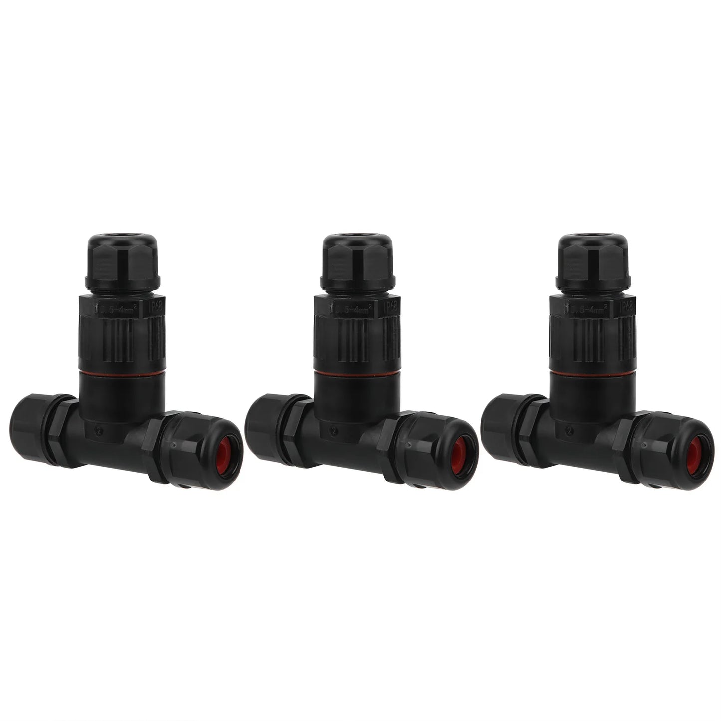 IP68 Waterproof Connector Electrical Cable 3 Way T Shape Outdoor Industrial Accessories 3 Way Waterproof Connector Peaceful Pleasures Health and Wellness