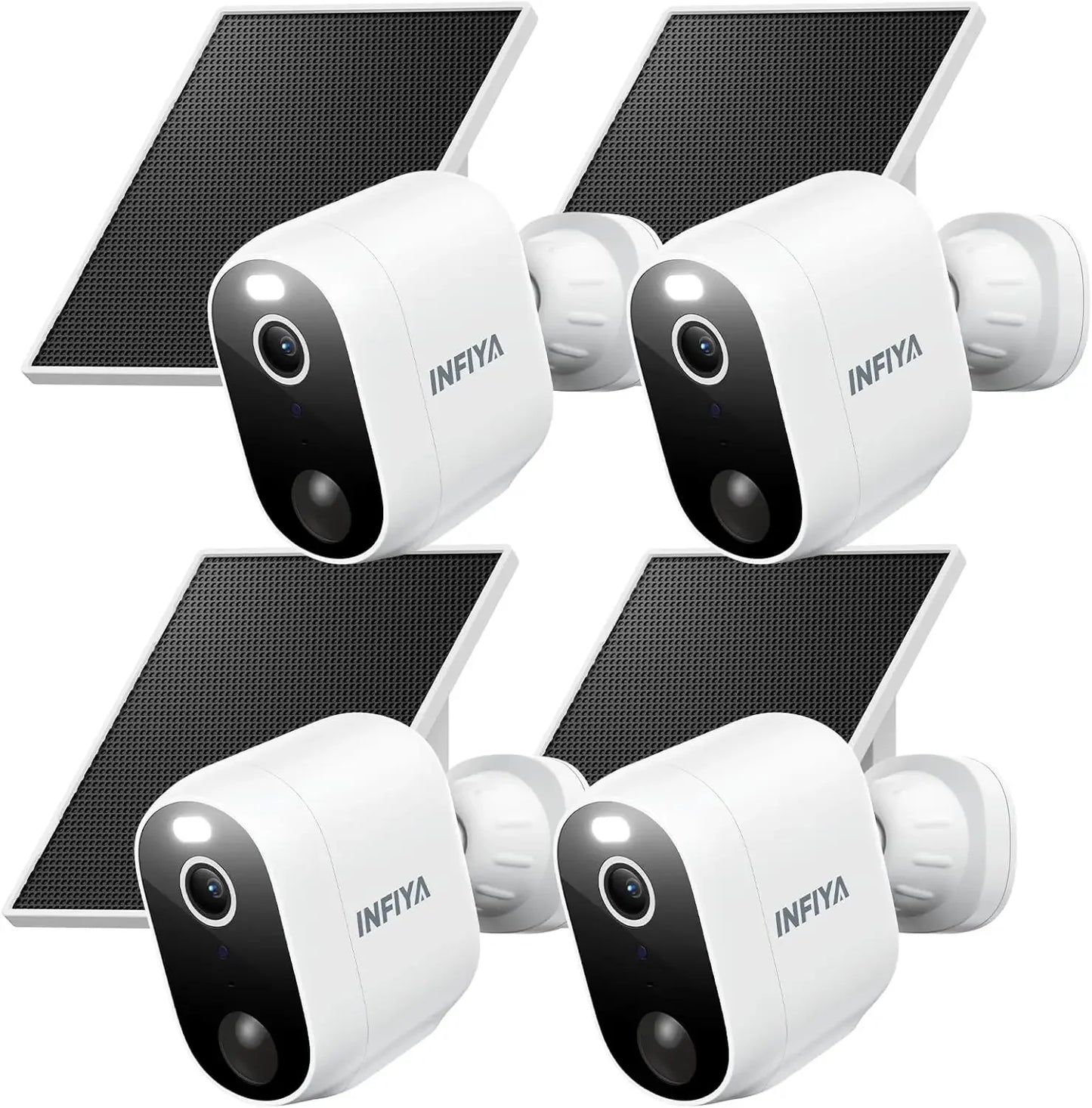 Wireless Outdoor Security Camera with Solar Power, 2K Video, AI Human Detection, Color Night Vision, Alexa Compatible Peaceful Pleasures Health and Wellness United States