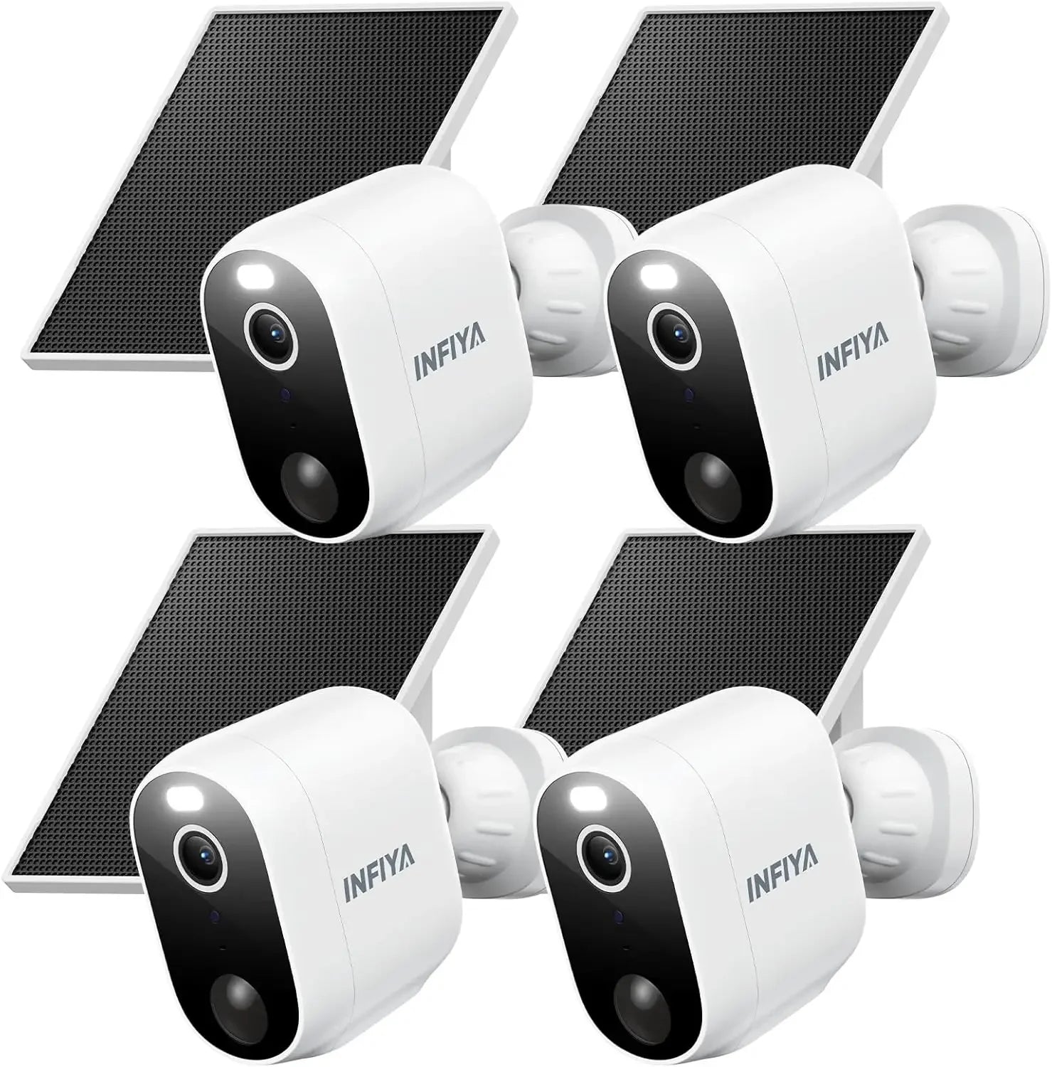 Wireless Outdoor Security Camera with Solar Power, 2K Video, AI Human Detection, Color Night Vision, Alexa Compatible Peaceful Pleasures Health and Wellness United States