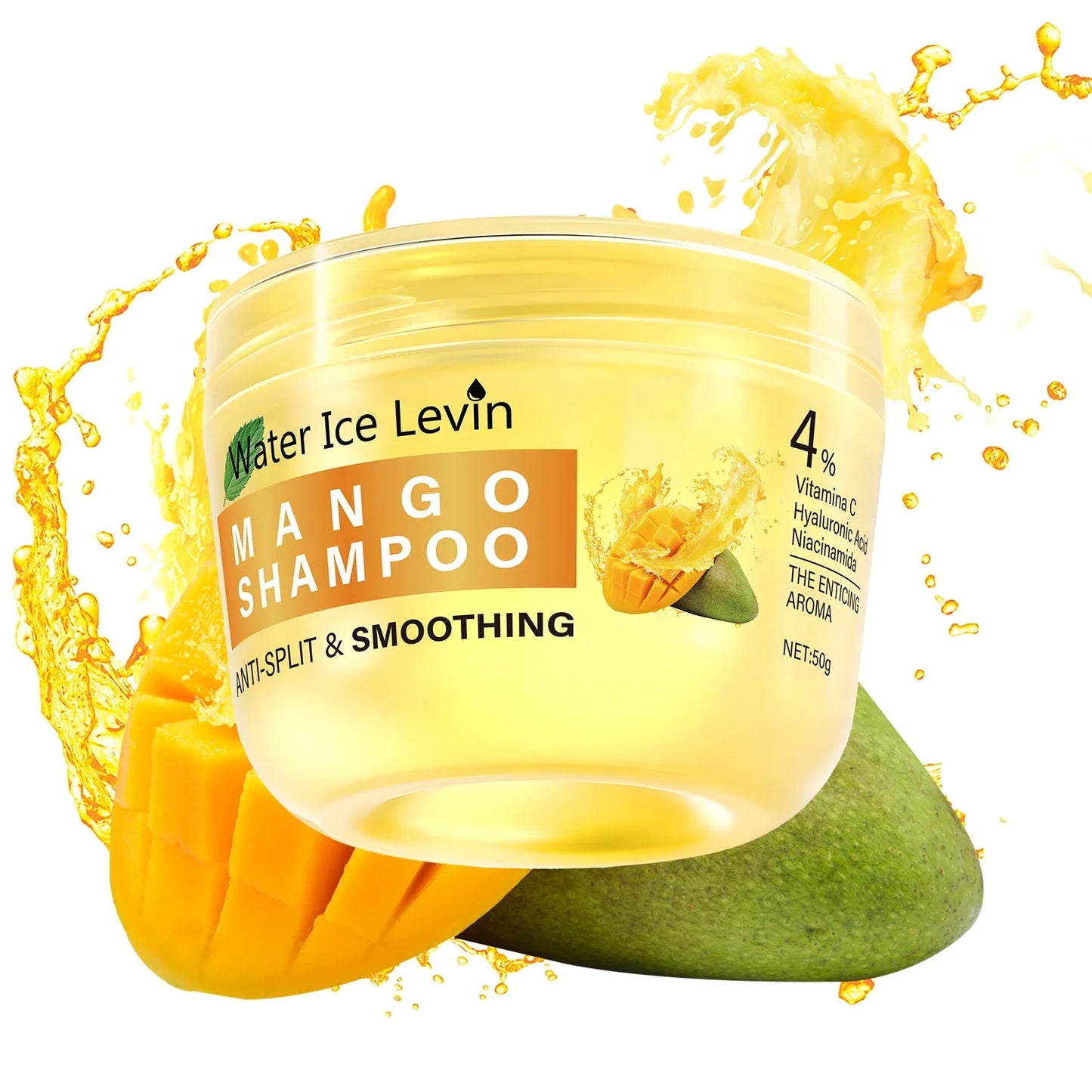 Mango Hyaluronic Acid Shampoo – Frizz Control & Moisture