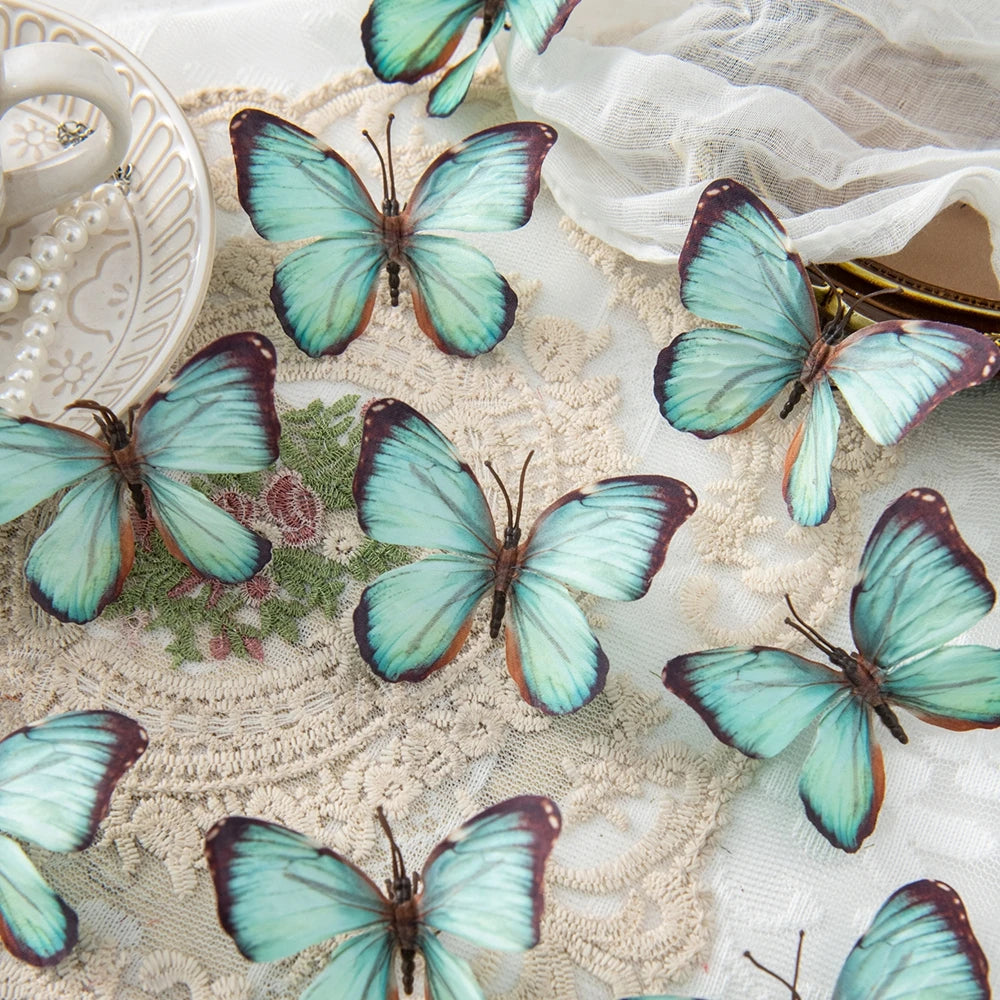 Artificial Fluorescent Butterfly Decorations 20/40 PCS – DIY