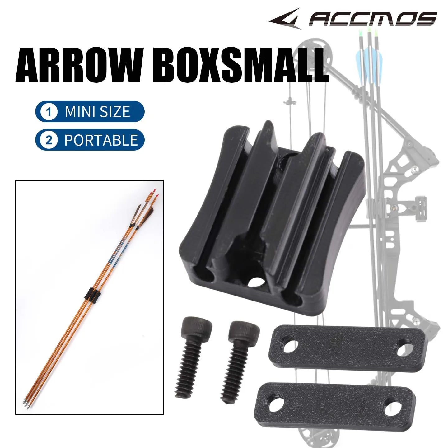 ACCMOS Archery TPU Arrow Quiver Easy Installed Compound Bow Shooting