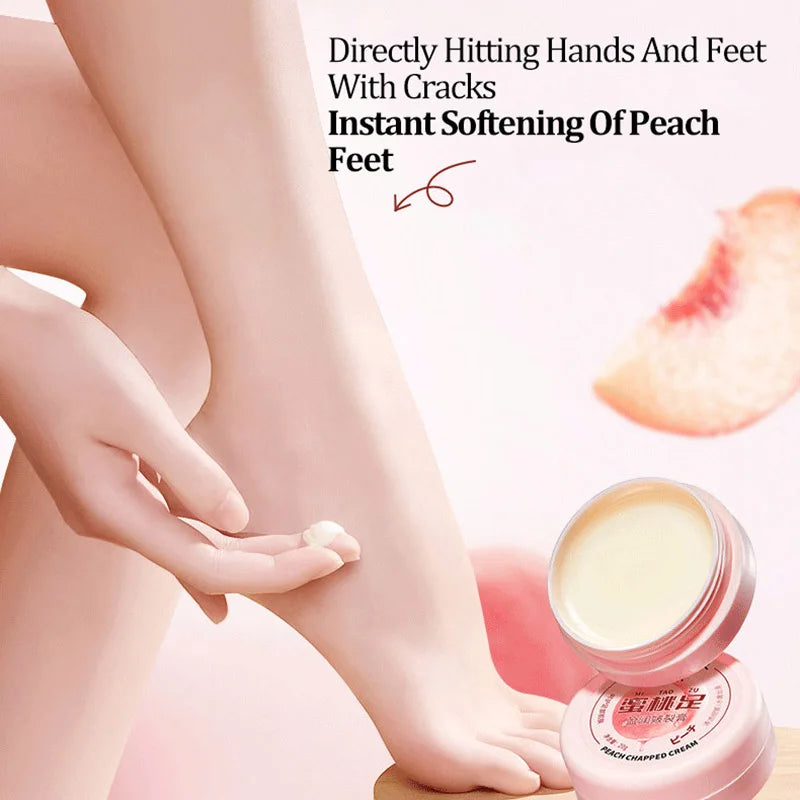 SADOER Peach Foot Cream – Heel Repair, Anti-Cracking & Moisturizing