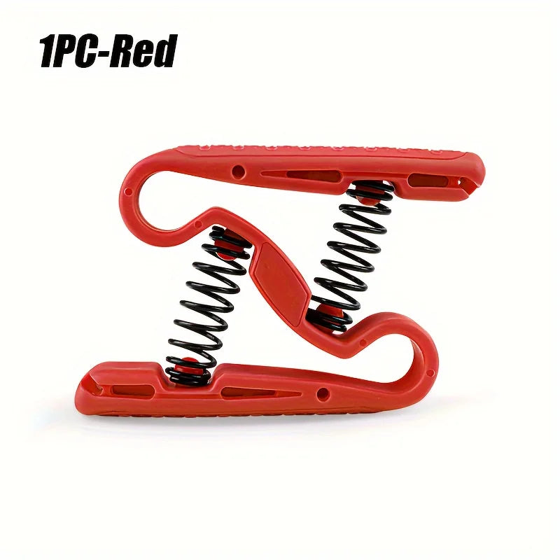 Z-Shaped Elastic Hand Shaped Steel Spring Finger Strength Device Finger Grip Ring Finger Strength Training Device Exercise Peaceful Pleasures Health and Wellness Red