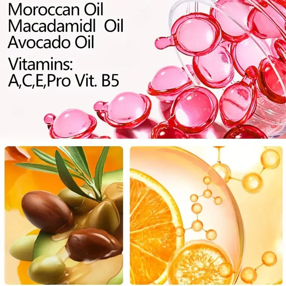 Arvazallia Argan Oil Leave-In Hair Treatment Capsules 80ct