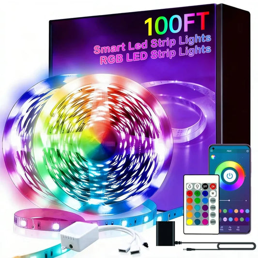 RUNTOIN RGB LED Strip Lights USB App Control 5050 Color Changing RGB LED Strip Lights Peaceful Pleasures Health and Wellness