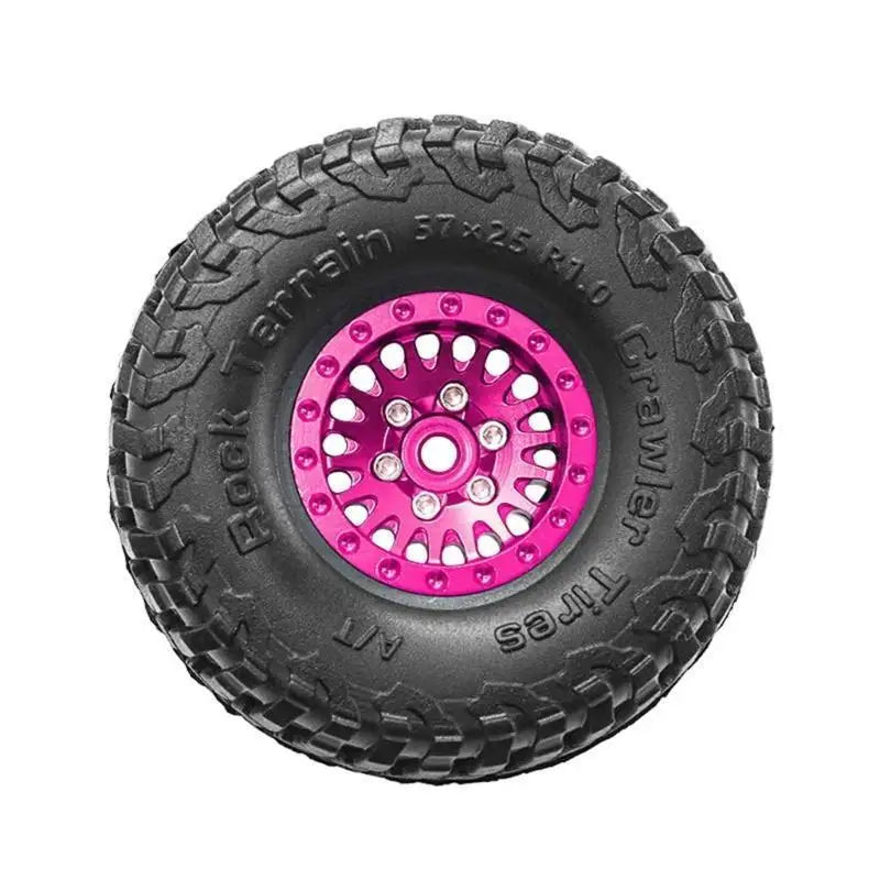 RC Rubber Wheel Tires 4pcs | 1/18 TRX4M & 1/24 SCX24 AX24