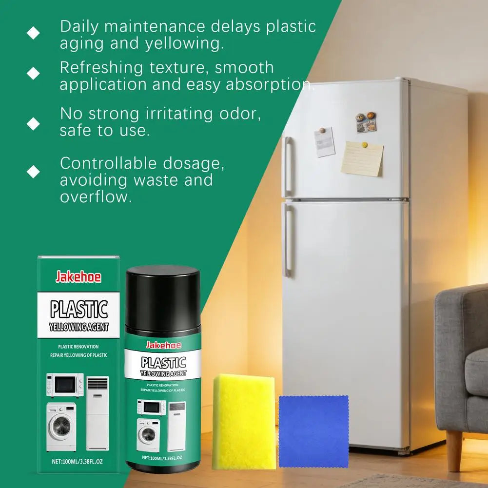 Multi Functional Plastic Yellowing And Oxidation Removing Spray To Restore The Brand New Appearance Of The Product Peaceful Pleasures Health and Wellness