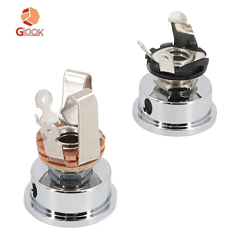 Jack Electrosocket Recessed Electric Guitar Socket Plate Holder Parts