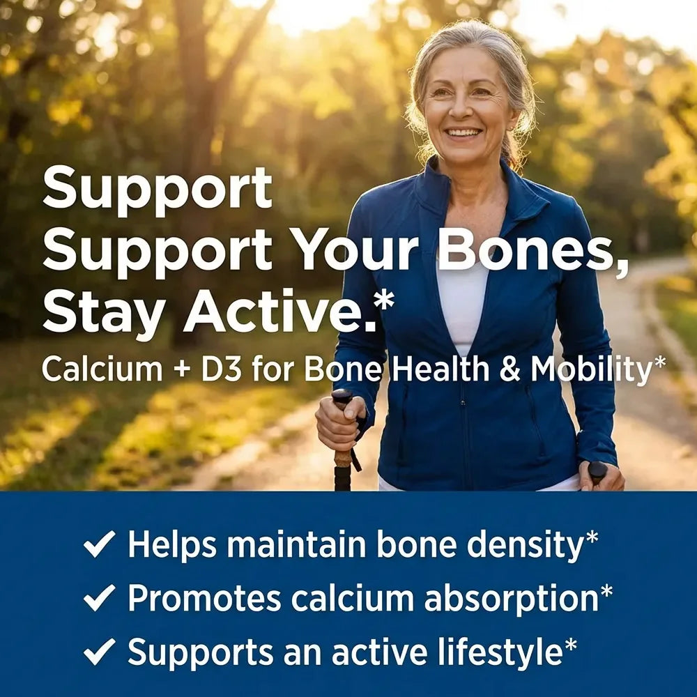 High Absorption 1000 Mg Calcium with 1000 IU Vitamin D, Magnesium, Bone Health Supplement for Adults Supplements Peaceful Pleasures Health and Wellness