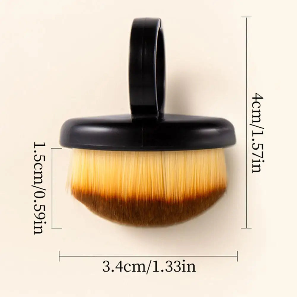 Nail Dust Brush Ring Handle – Soft Bristle Manicure Cleaner