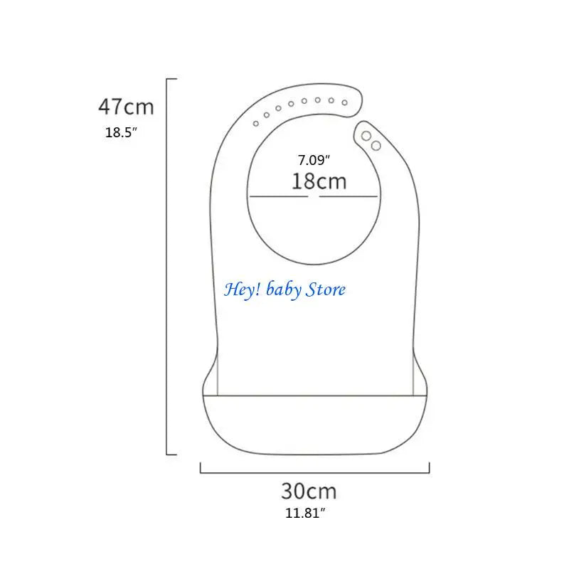 Waterproof Silicone Adult Bib | Senior & Disability Mealtime Apron