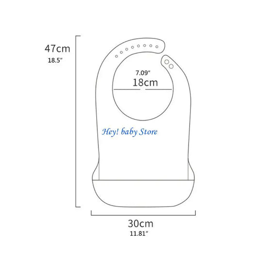 Waterproof Silicone Adult Bib | Senior & Disability Mealtime Apron Adult Mealtime Bib Peaceful Pleasures Health and Wellness