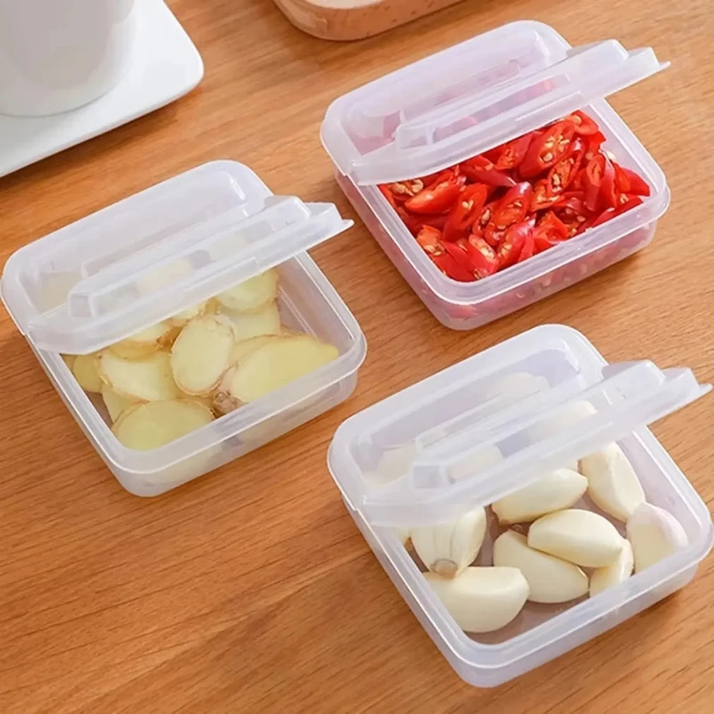 Clear Cheese & Butter Container with Flip Lid | Fridge Storage