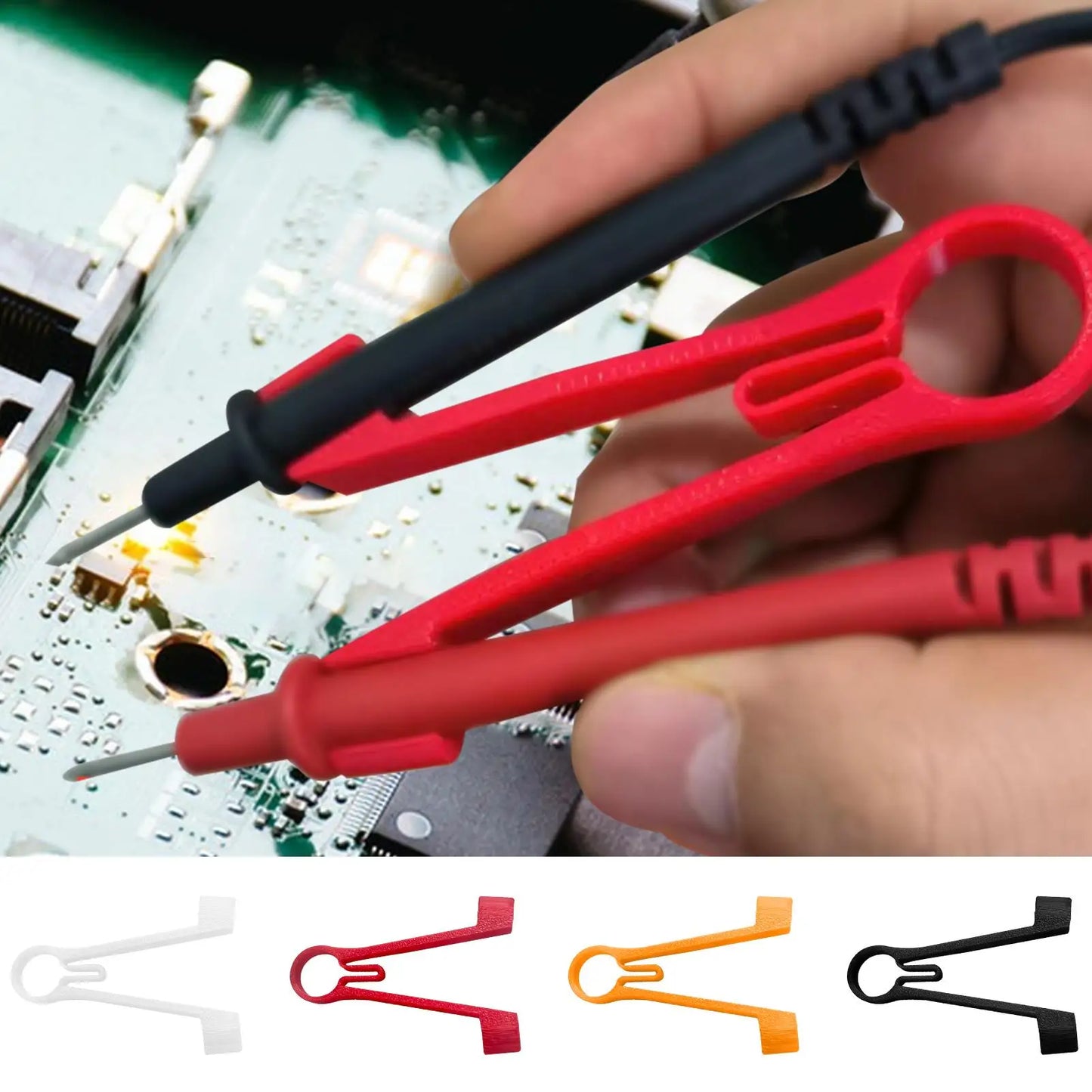 Multi meter probe holder tester probe clamping tool electrical testing power supply maintenance accessories DIY essential Peaceful Pleasures Health and Wellness