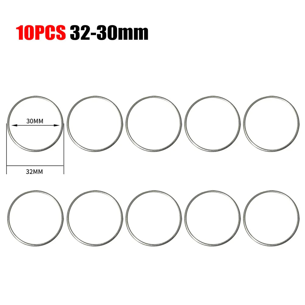 10pc Circular Saw Blade Reducing Rings Set 10–32mm Arbor