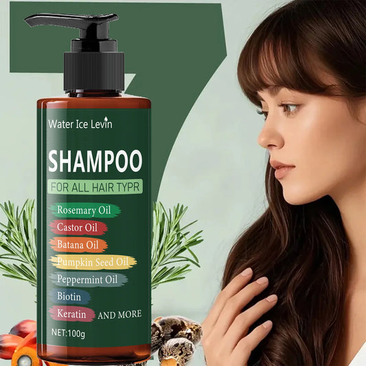 7-in-1 Biotin & Keratin Shampoo | Cooling & Moisturizing 250g Moisturizing Shampoo Peaceful Pleasures Health and Wellness