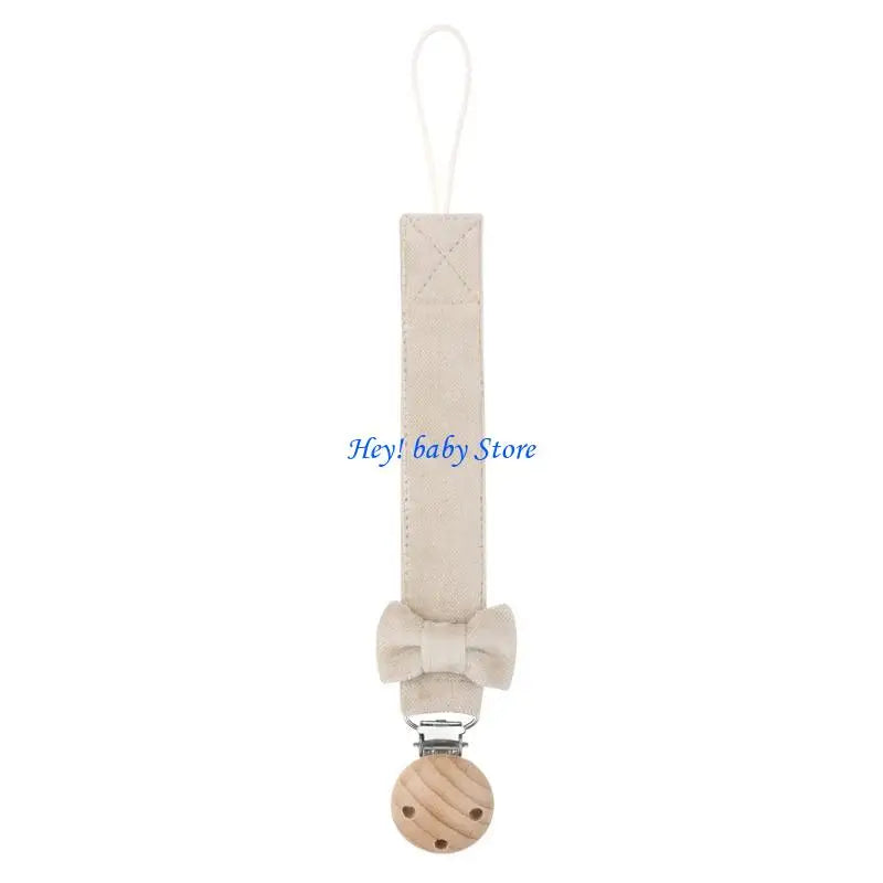 Bowknot Baby Pacifier Clip Chain | Infant Teether Strap