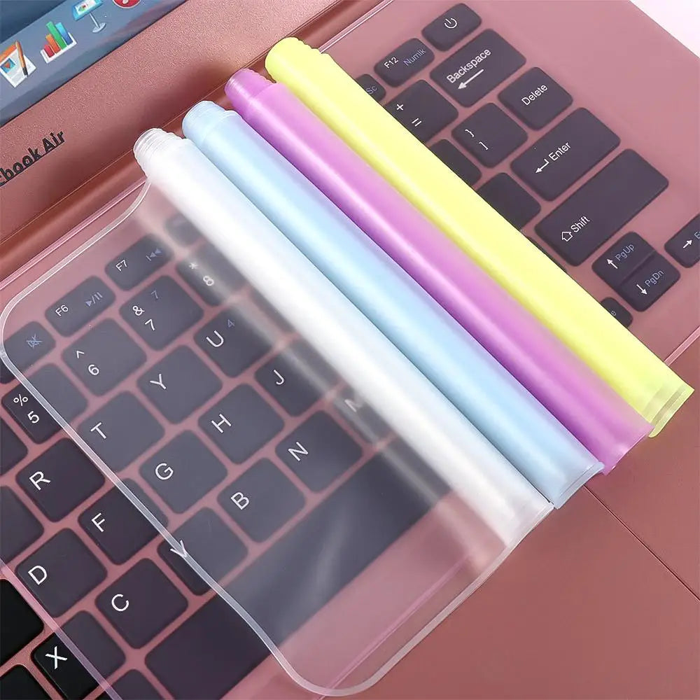 Universal 12-14 inch Waterproof Soft Silicone Dustproof Laptop Cover Keyboard Skin Keyboard Film Keyboard Cover Protector Peaceful Pleasures Health and Wellness