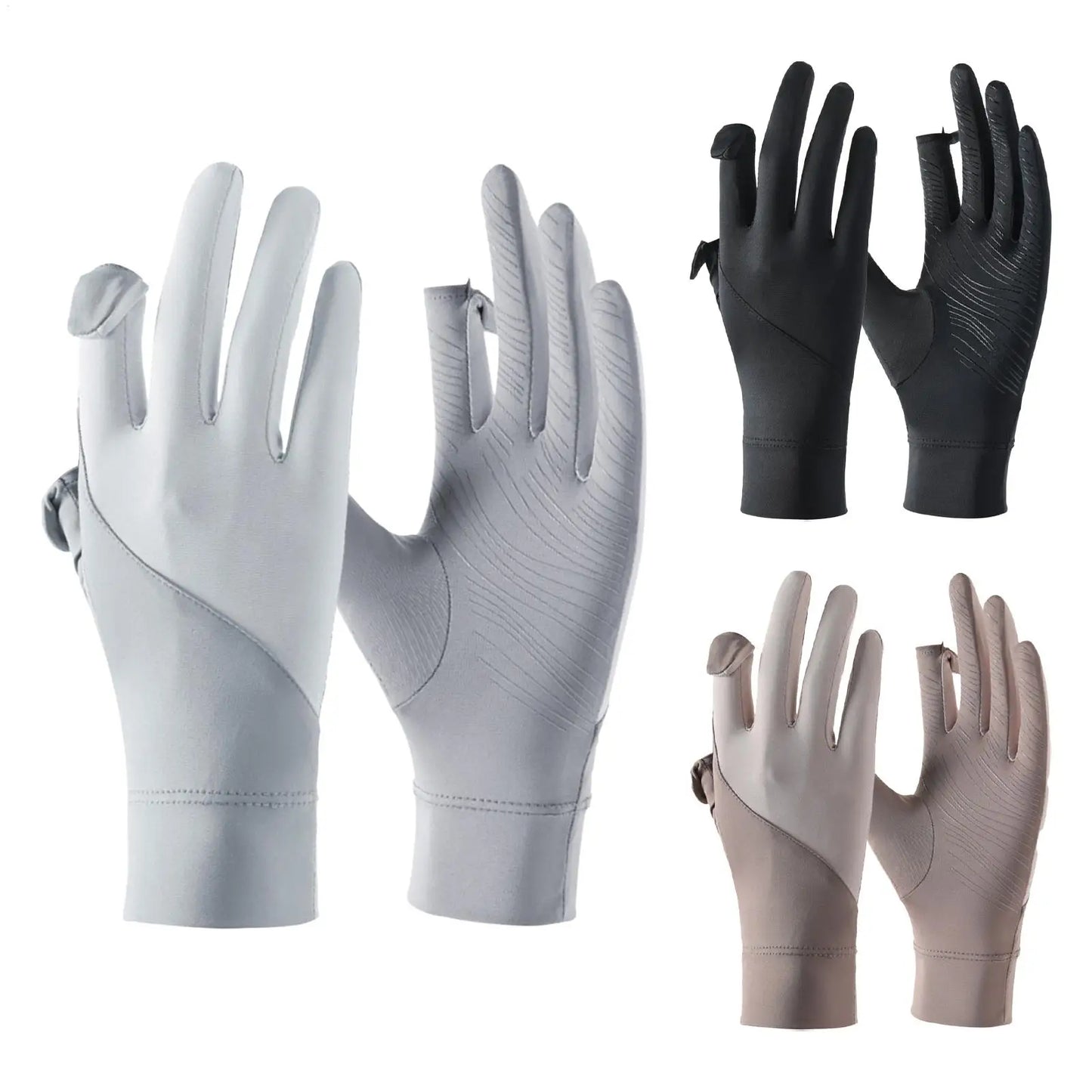 UPF 50+ Sun Protection Gloves | Touchscreen, Non-Slip, Breathable