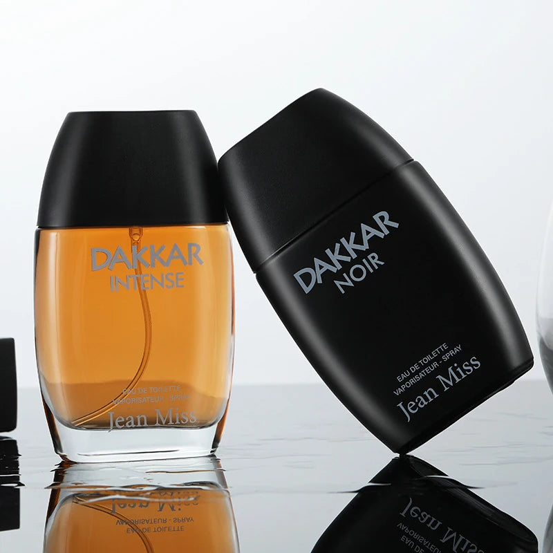 Men Perfume Black Dhaka Arabian Brand New Long-lasting Fragrance Adventure Fougere Fragrance Mixed Wood Cologne Pheromone Spray Peaceful Pleasures Health and Wellness Black Yellow set