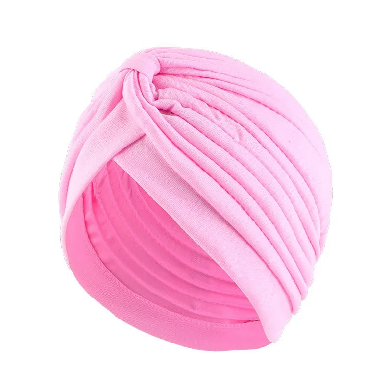 Velvet Turban Head Wrap Scarf for Women – All-Season Headwear Turban Head Wrap Peaceful Pleasures Health and Wellness Pink