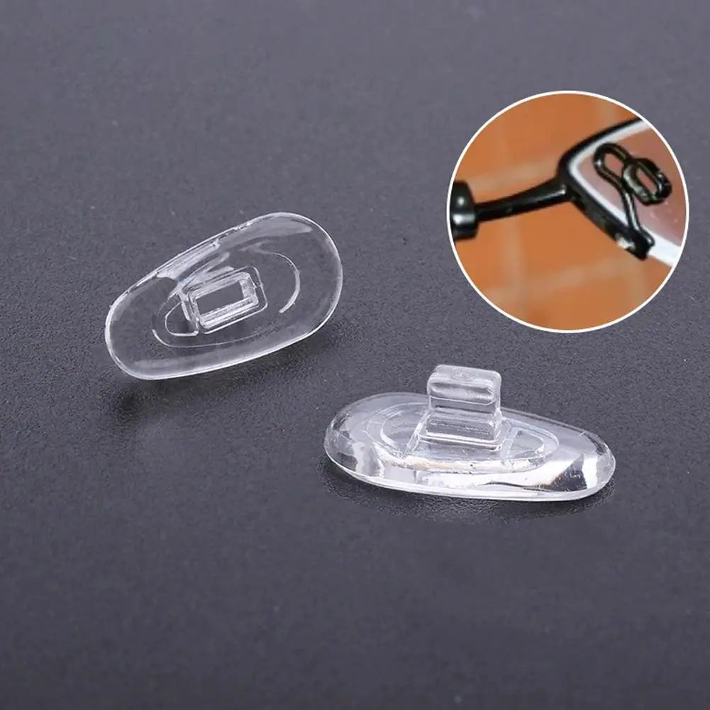 10pcs（5Pairs）Premium Silicone Nose Pads for Glasses – Soft Air Cushion, Screw-On Design, Comfort & Grip Enhancer Peaceful Pleasures Health and Wellness