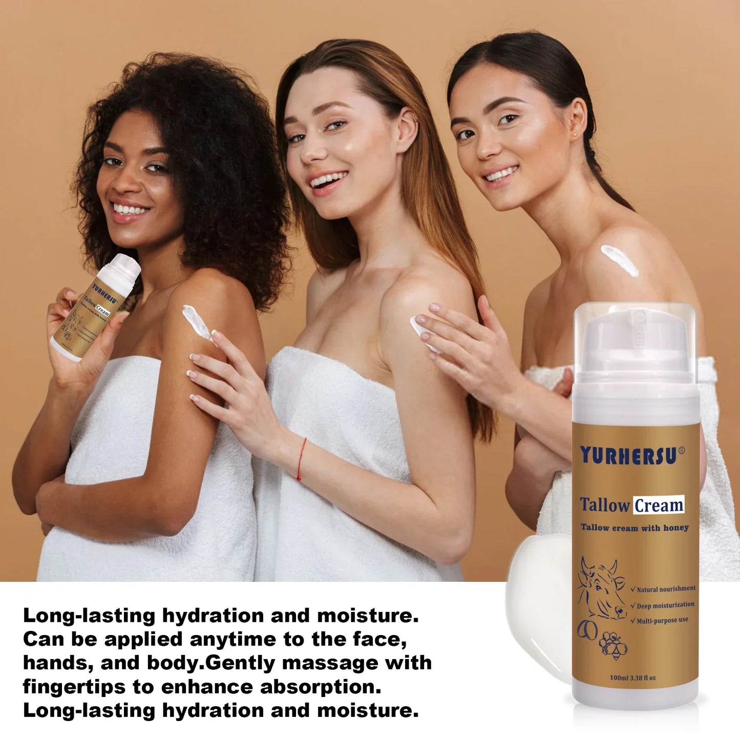YURHERSU Natural Tallow Essence Face Cream 100ml