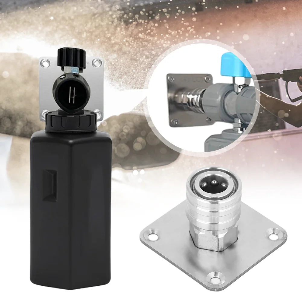 Pressure Washer Foam Cannon Holder 1 4 Quick-connect Automatic Mount