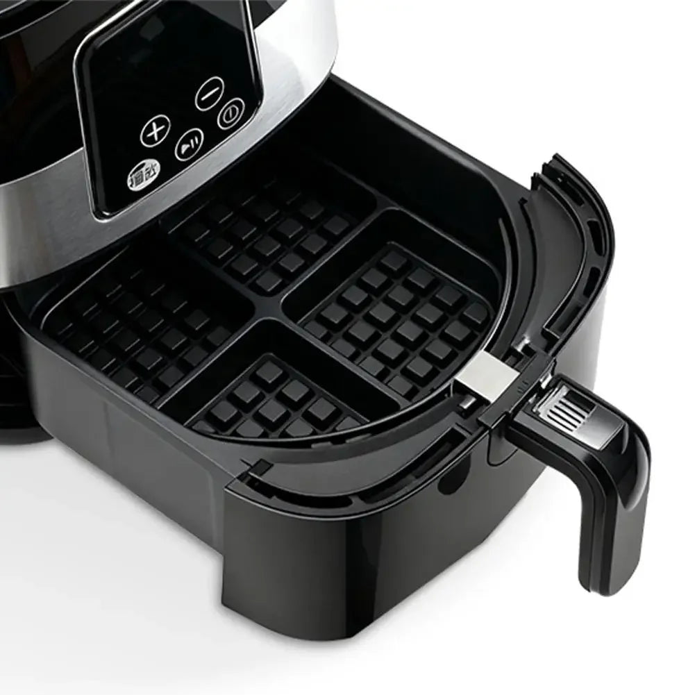 Air Fryer Silicone Waffle Maker Mold Square Reusable Non-stick Easy Release Biscuit Pancake Waffle Baking Mold Kitchen Accessory Peaceful Pleasures Health and Wellness