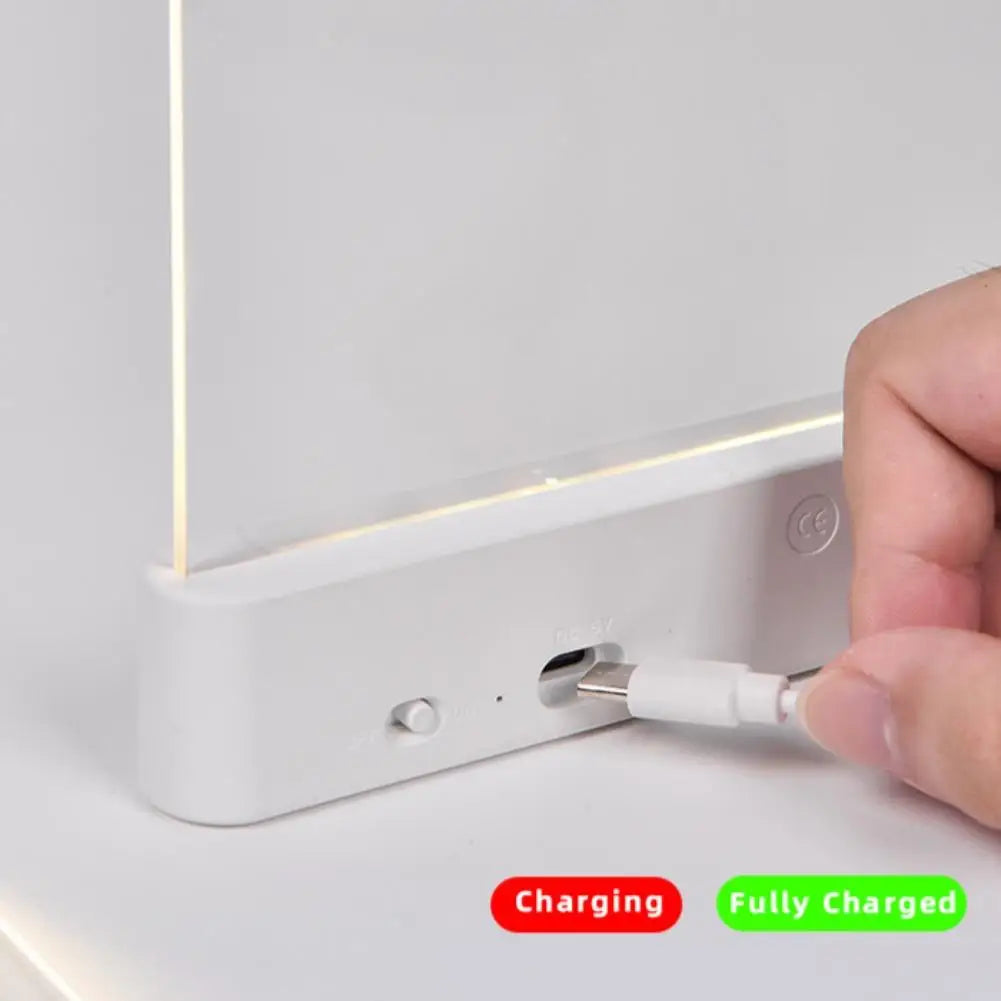 2-in-1 LED Book Light & Night Lamp | Rechargeable Reading Light