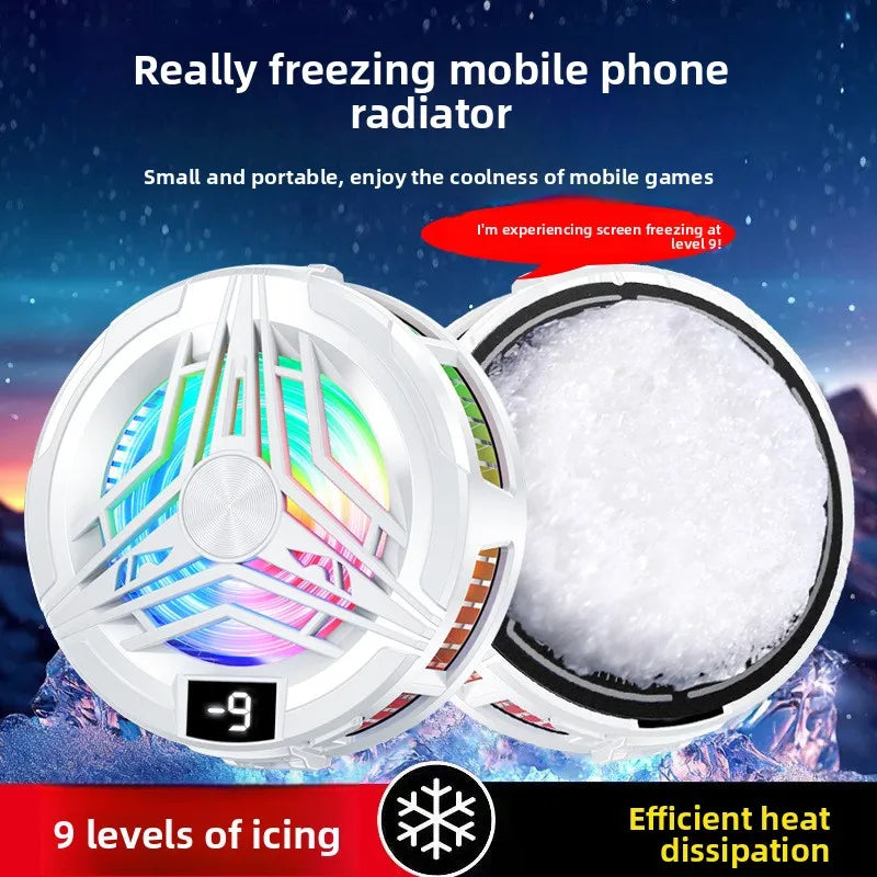 phone cooler gaming portable fan magnetic mobile cooler cell phone cooler radiator phone radiator fan to cool the mobile Peaceful Pleasures Health and Wellness
